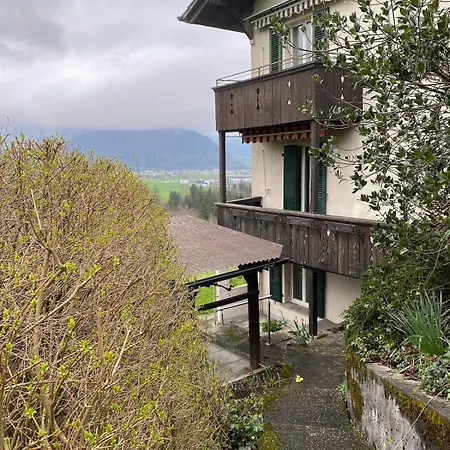 Idyllische Aussicht Niesen Apartment